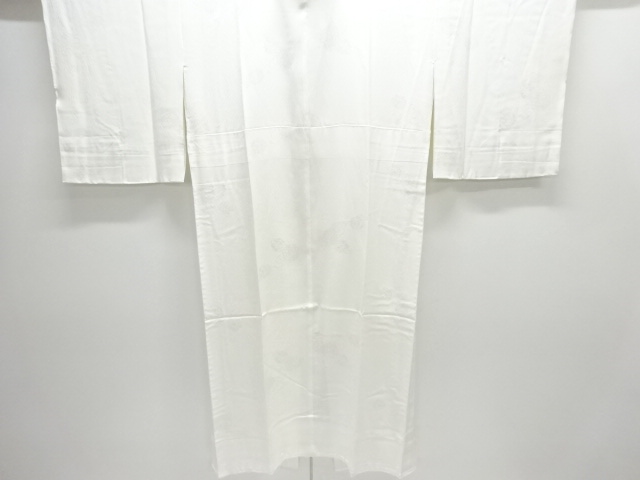 JAPANESE JUBAN / UNUSED / WOVEN FLOWER KUSUDAMA PATTERN